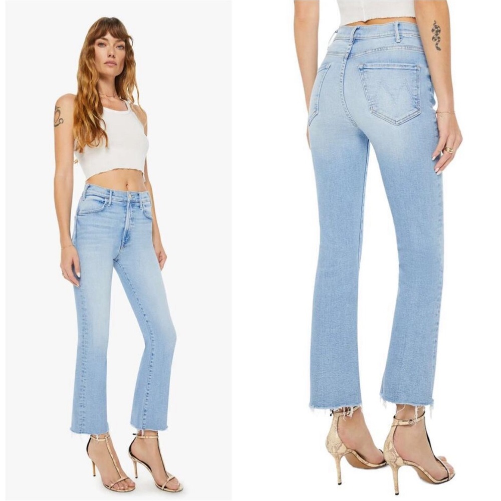 MOTHER the hustler ankle frayed jeans - size 25 Limited edition EUC